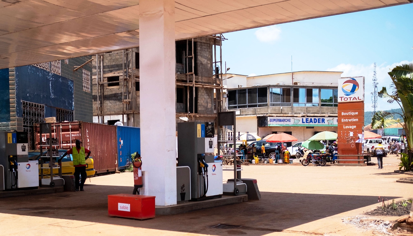 Repreneur de Total Centrafrique, Tamoil rencontre des difficultés. À Bangui, en avril 2023.