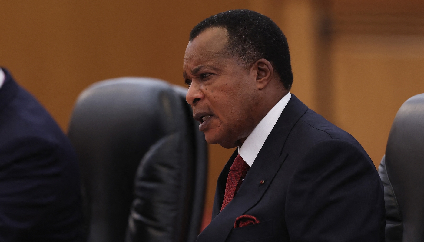 Le président congolais, Denis Sassou-Nguesso, à Pékin, le 4 septembre 2025.