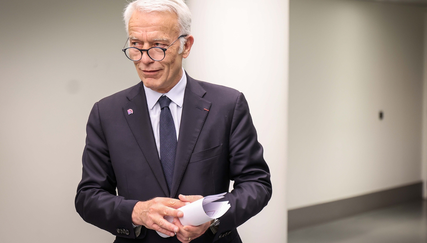 Le président du Medef, Patrick Martin, à Paris, le 15 avril 2026.