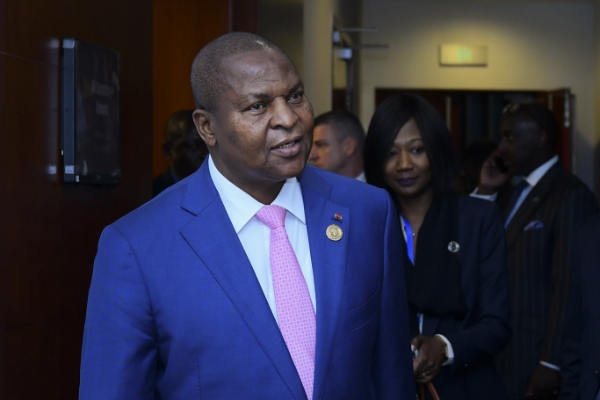 Le président centrafricain Faustin-Archange Touadéra.