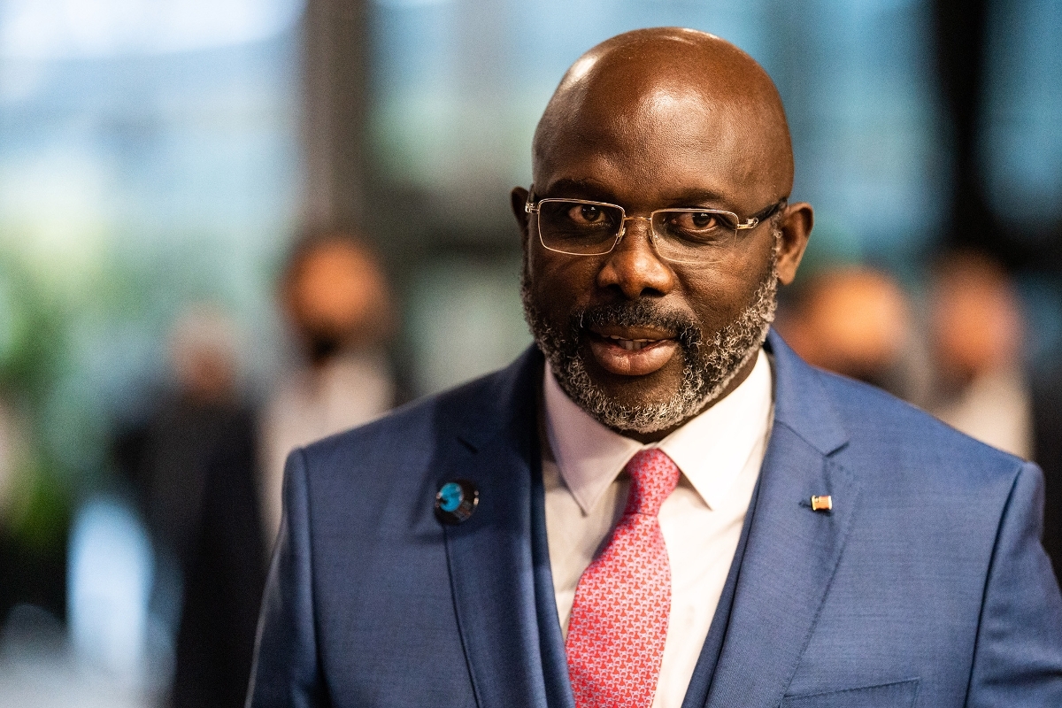 Le président du Liberia George Weah.