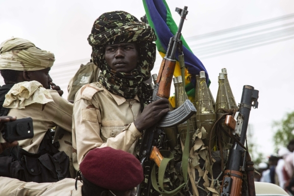 Un membre de la Sudan Liberation Movement-MM.