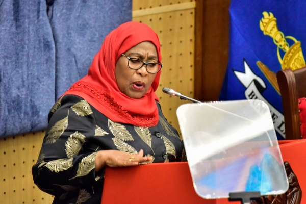 La nouvelle présidente tanzanienne Samia Suluhu Hassan.