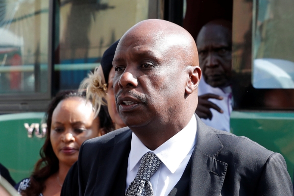 Gideon Moi, politicien, homme d'affaires et fils de l'ancien président kenyan Daniel arap Moi.