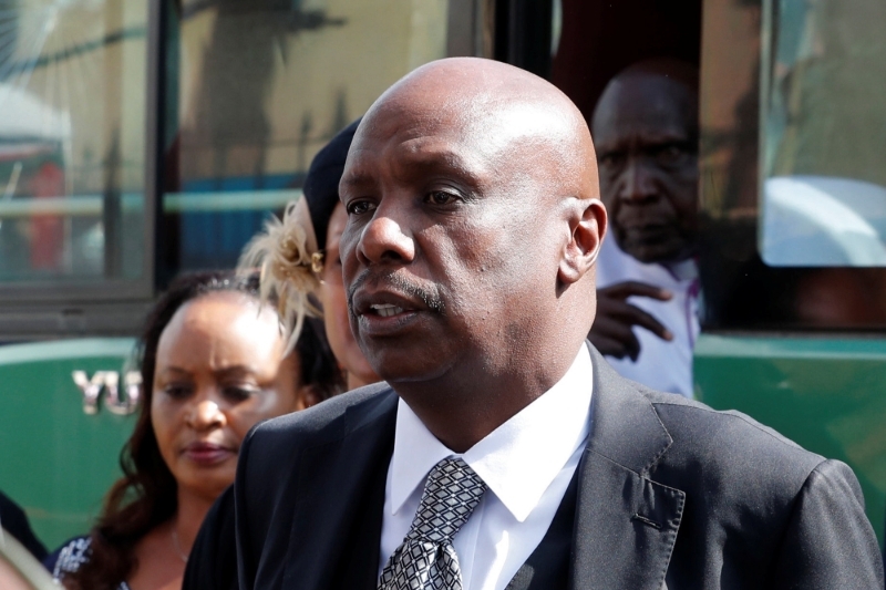 Gideon Moi, politicien, homme d'affaires et fils de l'ancien président kenyan Daniel arap Moi.