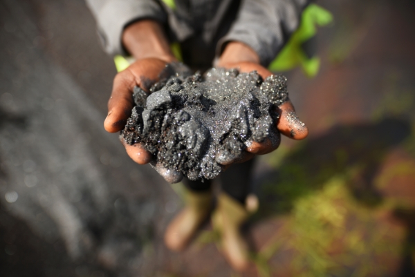 Minerai de fer extrait à Marampa par la filiale de Gerald Group SL Mining.