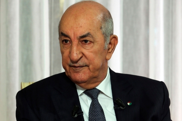 Le président algérien Abdelmadjid Tebboune.