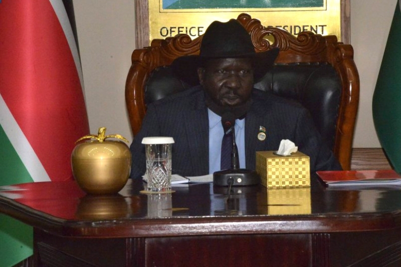 Le président sud-soudanais Salva Kiir.