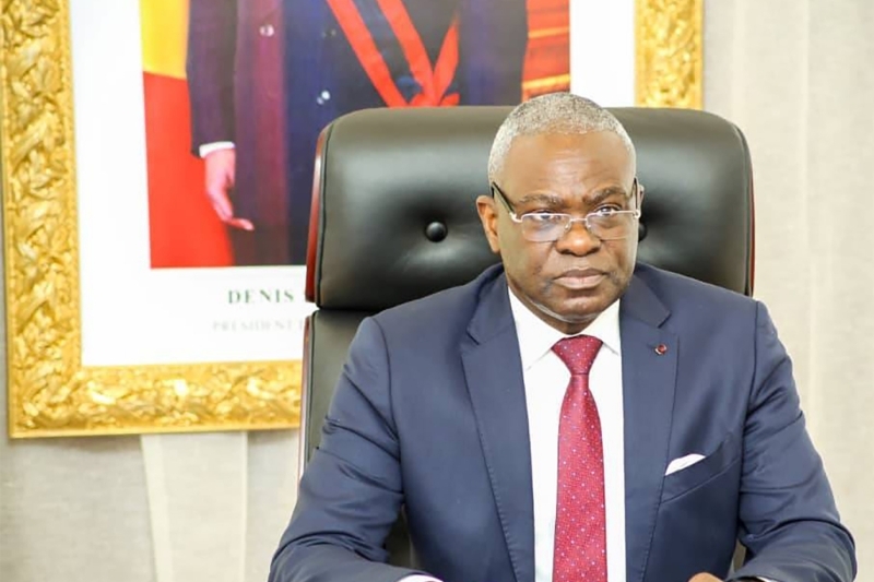 Le premier ministre congolais Anatole Collinet Makosso.