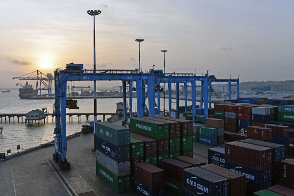 Le port de Mombasa, au Kenya.