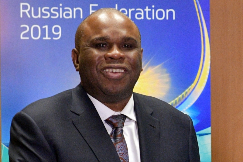 Le président de la banque panafricaine Afreximbank, Benedict Oramah.