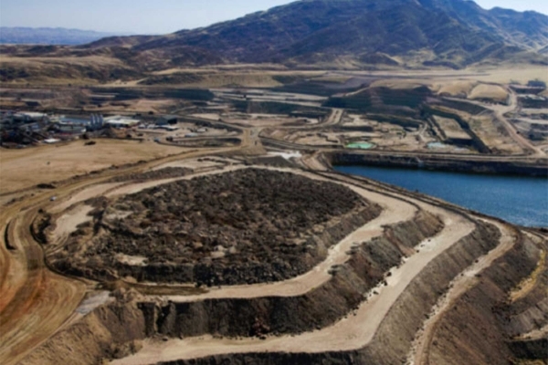 La mine d'uranium de Langer Heinrich, en Namibie.