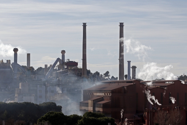 L'usine d'alumine Alteo, à Gardanne, dans les Bouches-du-Rhône.