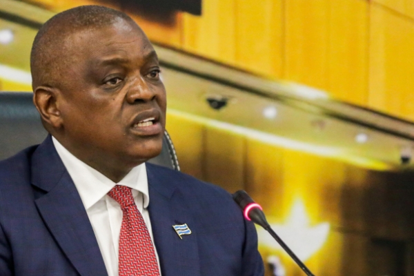 Le président botswanais Mokgweetsi Masisi.