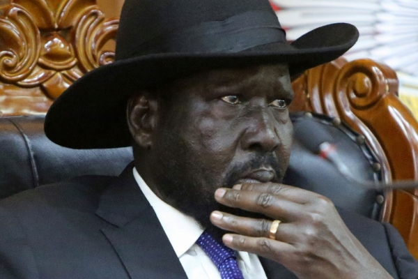 Le président sud-soudanais Salva Kiir.