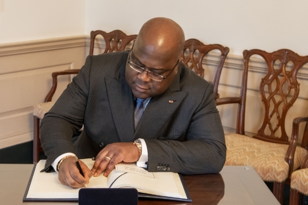 Le président de la RDC Félix Tshisekedi suit toujours de près le règlement de l'arbitrage avec Dig Oil.