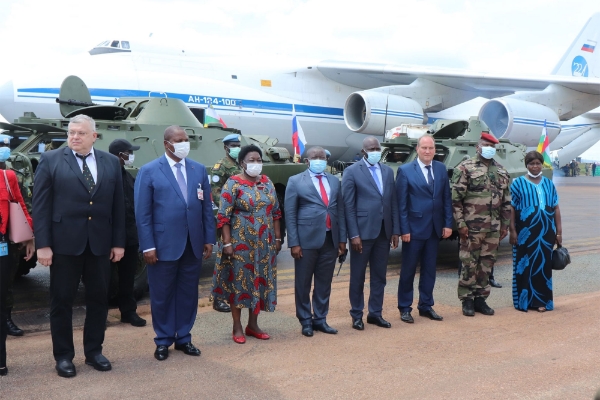 Les blindés BRDM-2 ont été livrés par Moscou aux Forces armées centrafricaines.