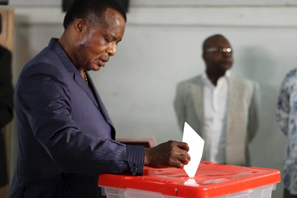 Le président du Congo Denis Sassou Nguesso est en route vers son quatrième mandat.