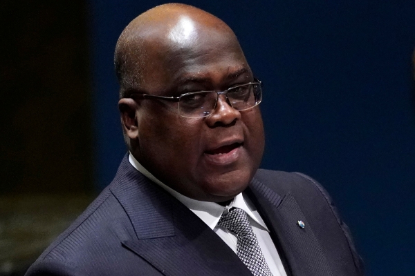 Le président de RDC Félix Tshisekedi.